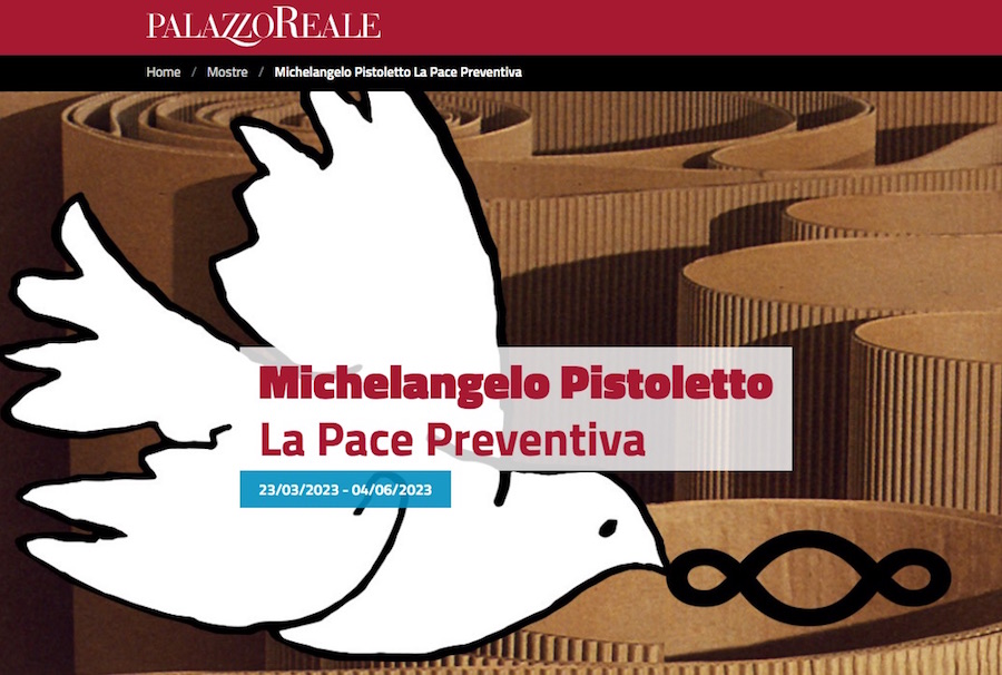 La pace preventiva Pistoletto Milano 
